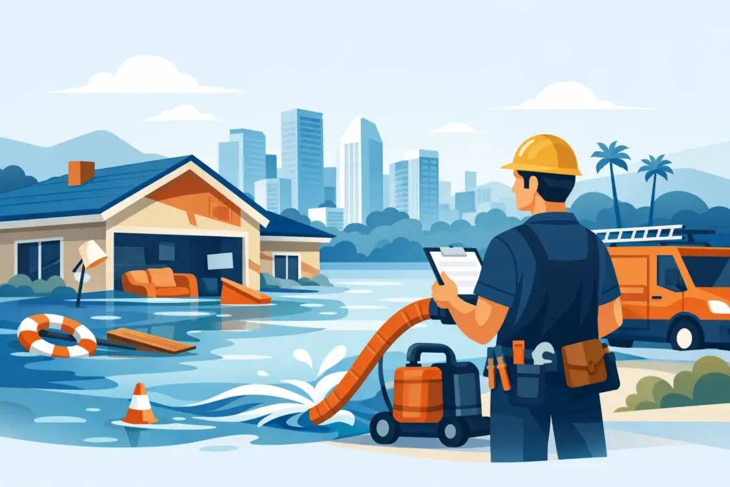 Flood Damage Repair Contractor San Diego Help
